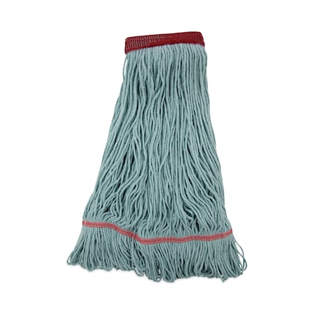 Boardwalk Large Looped-End Wet Mop, Blue, Cotton/Rayon/Synthetic, PK12, BWK1400LCT BWK1400LCT